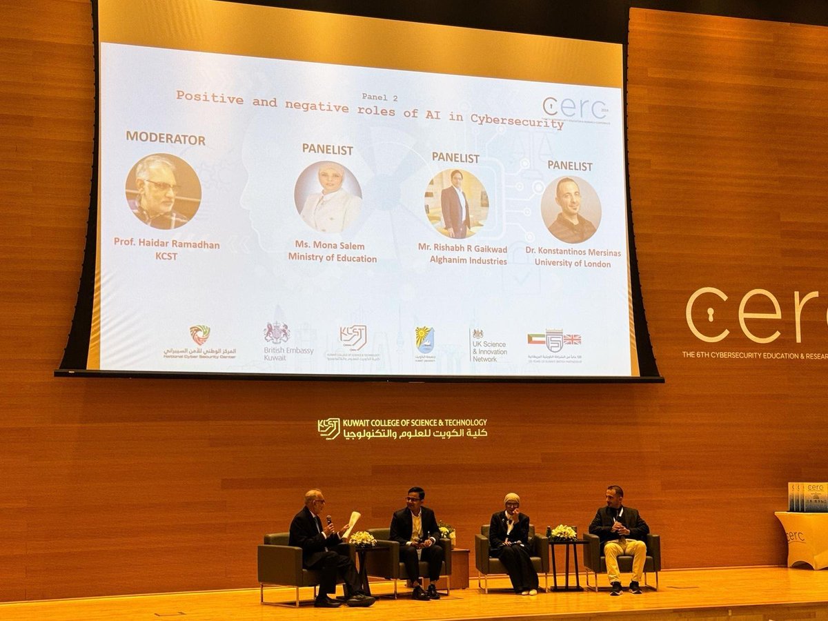 Omer Rana (@omerfrana) on Twitter photo Wonderful to be part of cerc.kw 2024 -- thanks <a href="/expatnickb/">Nick Boucher</a> <a href="/ukinkuwait/">UK in Kuwait</a> & the always inspirational Prof. Khalid AlBegain <a href="/KcstKwt/">KCST</a> for a wonderful event. A great opportunity to introduce the <a href="/EdgeAIHub/">EdgeAI Hub</a> & collaboration with Kuwait in Edge AI & Cybersecurity Wonderful to be part of cerc.kw 2024 -- thanks <a href="/expatnickb/">Nick Boucher</a> <a href="/ukinkuwait/">UK in Kuwait</a> & the always inspirational Prof. Khalid AlBegain <a href="/KcstKwt/">KCST</a> for a wonderful event. A great opportunity to introduce the <a href="/EdgeAIHub/">EdgeAI Hub</a> & collaboration with Kuwait in Edge AI & Cybersecurity