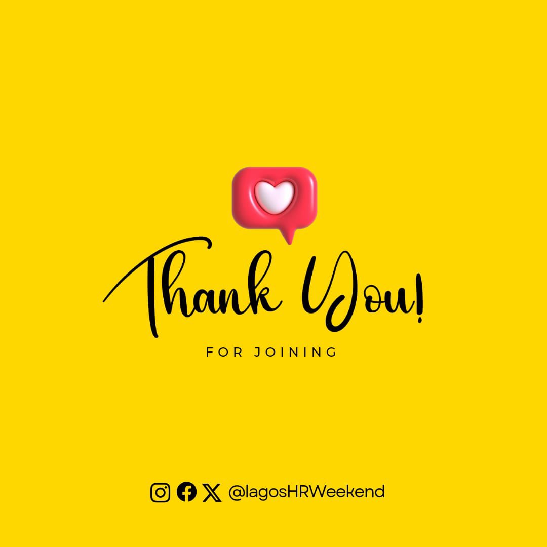 LagosHRWeekend's tweet photo. To everyone that joined, thank you all for sharing your stories and for listening 💫. 
We had an amazing time and we will be doing this again soon. We hope you all have an amazing weekend 🤩🤩 https://t.co/WUvsyGy1l3
