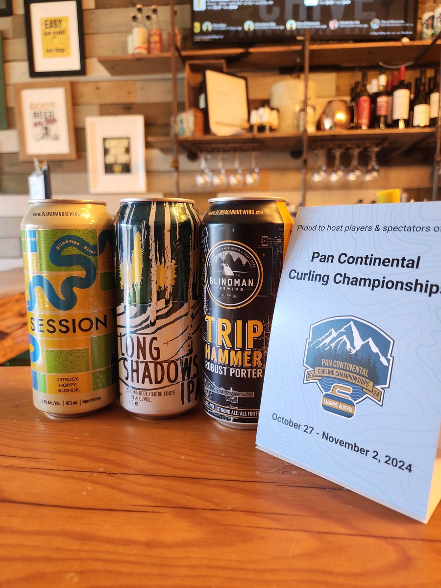 <a href="/worldcurling/">World Curling</a> and the Pan Continental Curling Championships are taking over our little @cityoflacombe this week. 
🥌
The fine folks at <a href="/blindmanbrewery/">Blindman Brewing</a> reached out to see if we'd be on board to support their push for the Lacombe Food Bank with their donation of $.50 per can...
