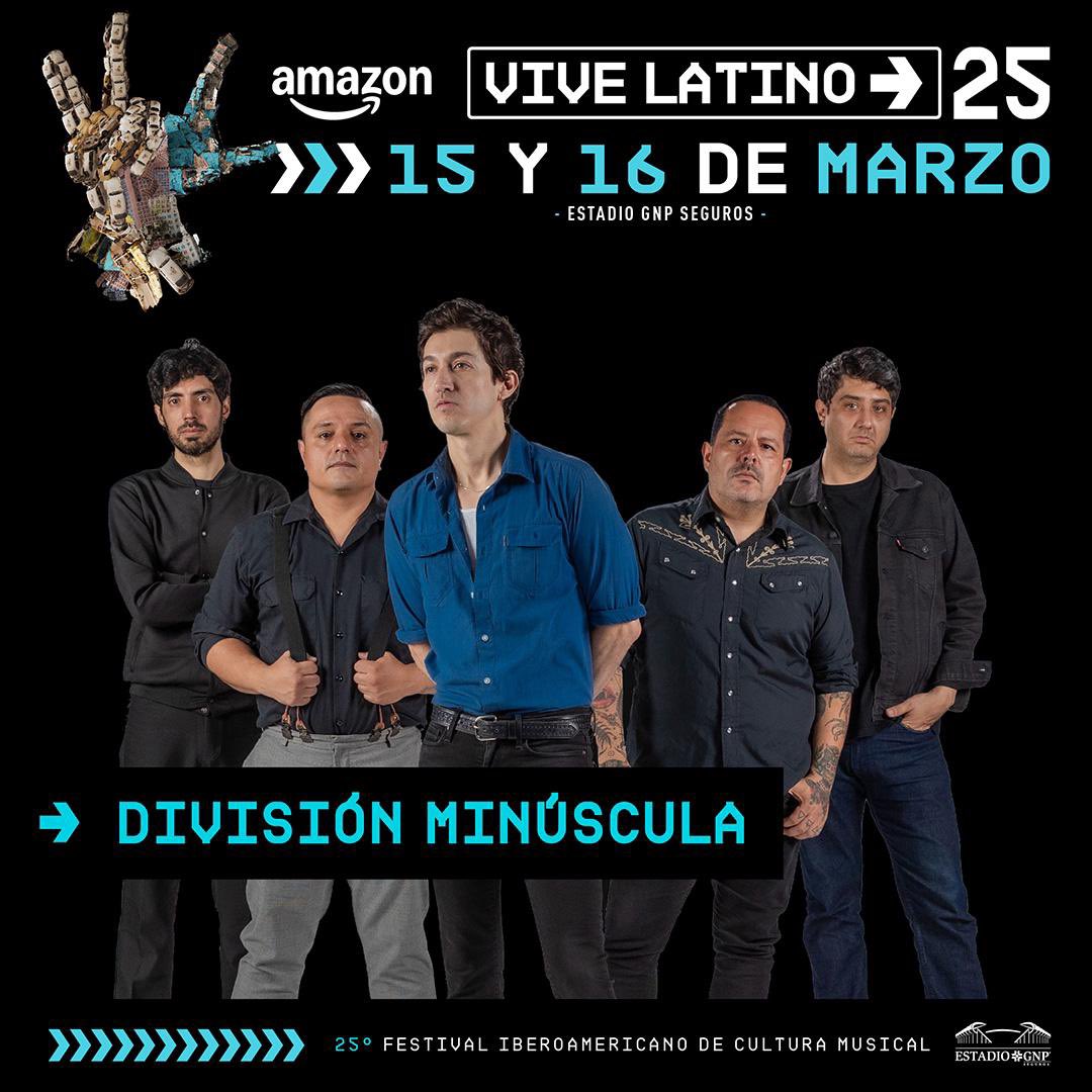 División Minúscula (@divisionoficial) on Twitter photo Estamos muy felices y emocionados de anunciar que seremos parte de la edición 25° del <a href="/vivelatino/">Vive Latino</a> y podremos celebrar todos juntos los 25 años de este festival que nos ha abierto las puertas en varias ocasiones ya.
La pre-venta es el día miércoles 30 de octubre a las 14:00 hrs Estamos muy felices y emocionados de anunciar que seremos parte de la edición 25° del <a href="/vivelatino/">Vive Latino</a> y podremos celebrar todos juntos los 25 años de este festival que nos ha abierto las puertas en varias ocasiones ya.
La pre-venta es el día miércoles 30 de octubre a las 14:00 hrs