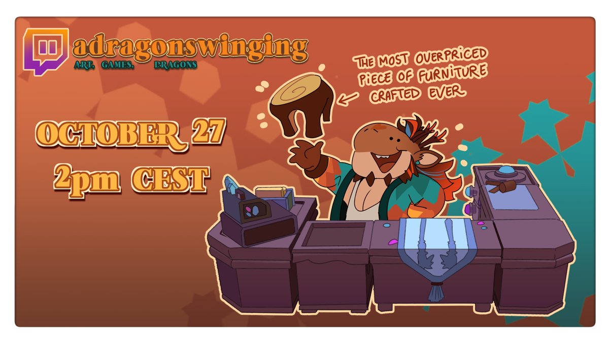 🔶New stream Sunday 27th, 2pm CEST ! 🔶

I'll be playing some more Amber Isle and show some more concept arts I've worked on! Come say hi!