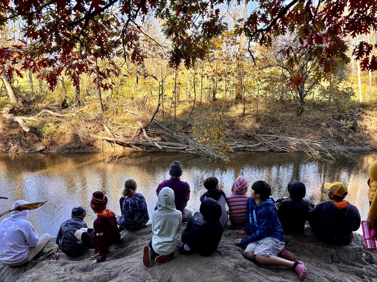4th graders had a blast learning at Camp Albemarle today! 🌿🍂