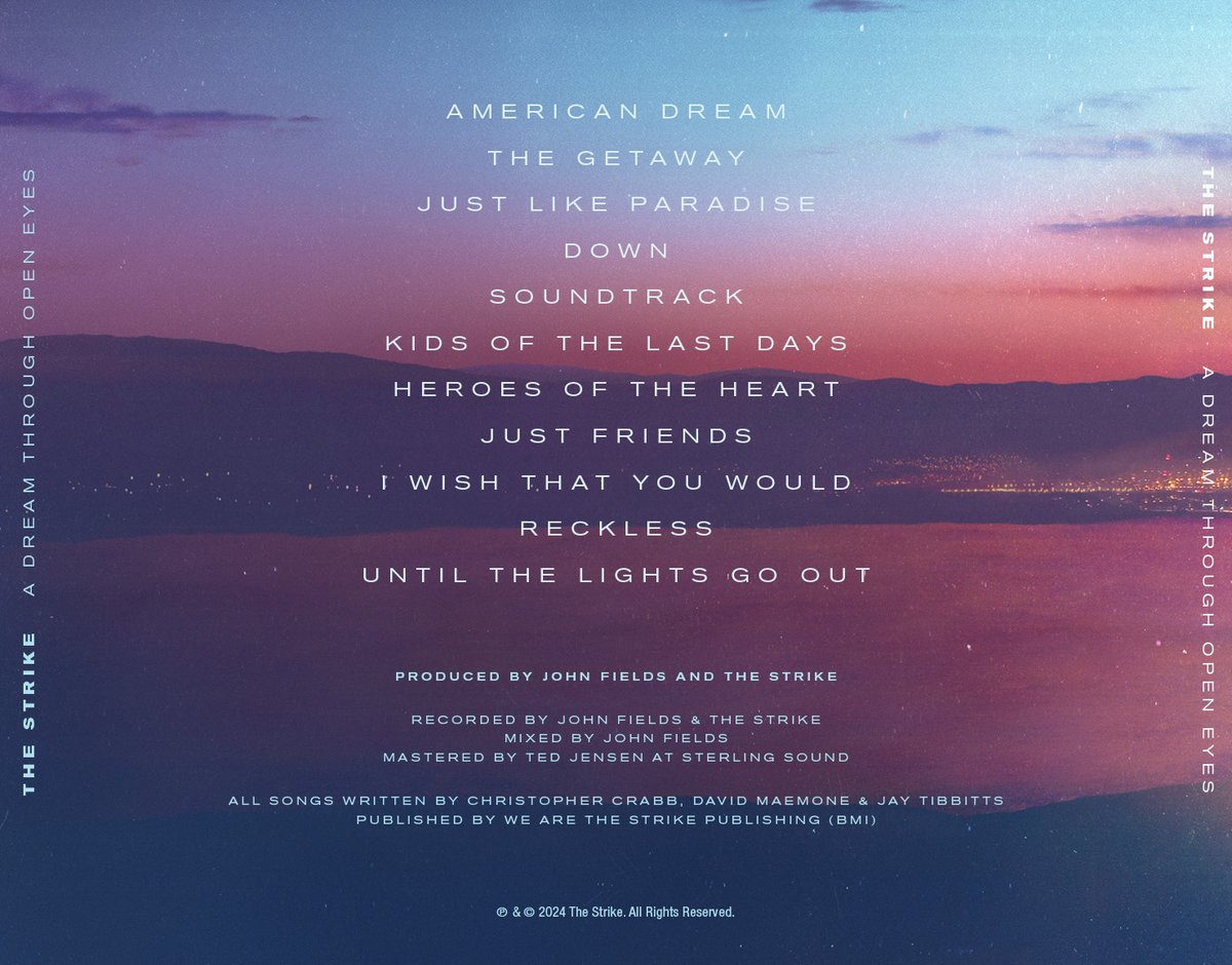 We are so excited to be able to finally share A Dream Through Open Eyes with you in its entirety. We have put our heart and soul into these songs and we hope that you enjoy them for years to come.  Available where you stream your music.  Link in bio ❤️