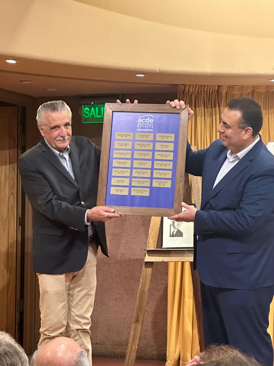 ➡️ Celebración 65 años ACDE Mendoza
➡️ Nacimiento de ACDE San Juan