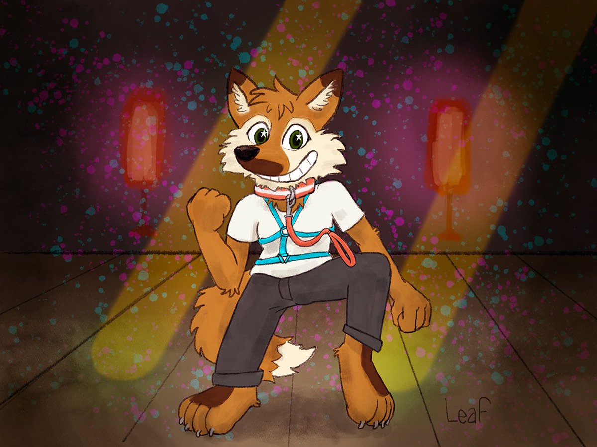 Dancing fox! For <a href="/FoxTrench/">Trench Fox</a> 🧡