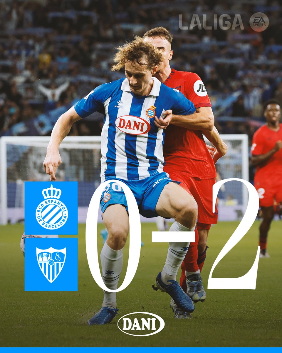 RCDEspanyol's tweet image. ⏹️ Final del partit.
#EspanyolSevillaFC