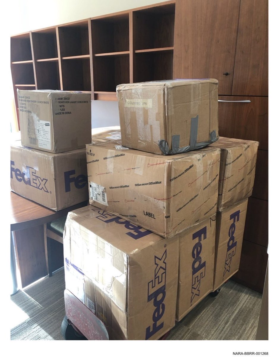 🚨BREAKING — NEW IMAGE OF BIDEN’S IMPROPERLY REMOVED VICE PRESIDENTIAL RECORDS

Boxes upon boxes: