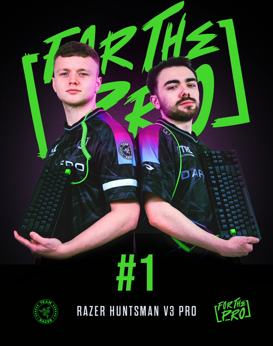 DarkZero (@darkzerogg) on Twitter photo Going to Montreal with the #1 keyboard, coming back with the #1 spot.
The Huntsman V3 Pro with Rapid Trigger is a total beast.
#ForThePro <a href="/TeamRazer/">Team RΛZΞR</a> Going to Montreal with the #1 keyboard, coming back with the #1 spot.
The Huntsman V3 Pro with Rapid Trigger is a total beast.
#ForThePro <a href="/TeamRazer/">Team RΛZΞR</a>
