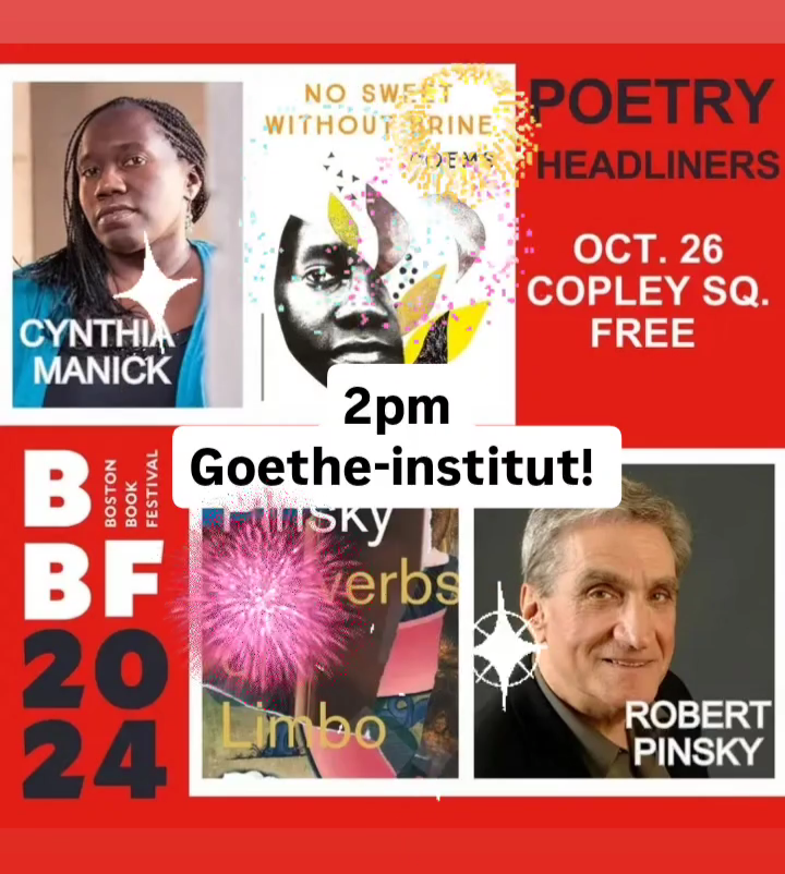 Tomorrow at 2pm I'll be headlining at <a href="/bostonbookfest/">Boston Book Festival</a> w/ <a href="/RobertPinsky/">Robert Pinsky</a> <a href="/masspoetry/">Mass Poetry</a>  💫 #nosweeetwithoutbrine via <a href="/AmistadBooks/">Amistad Books</a> is ready!