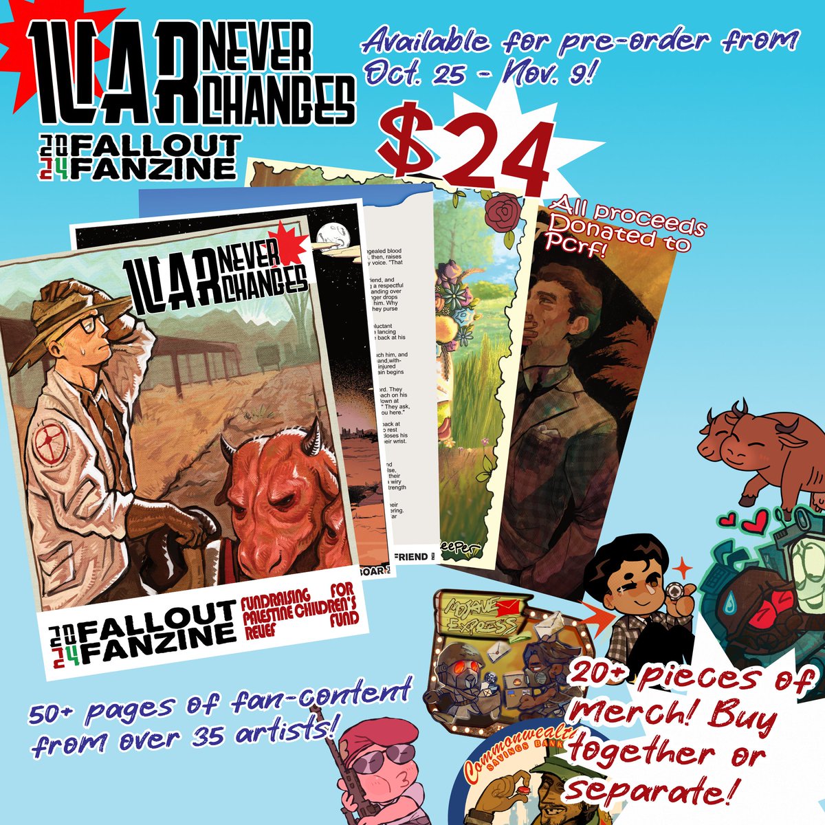 WNC pre-orders are LIVE! Thank you all for your patience and support, we hope that you all enjoy the zine and merch our fantastic artists worked hard on! etsy.com/listing/179300…