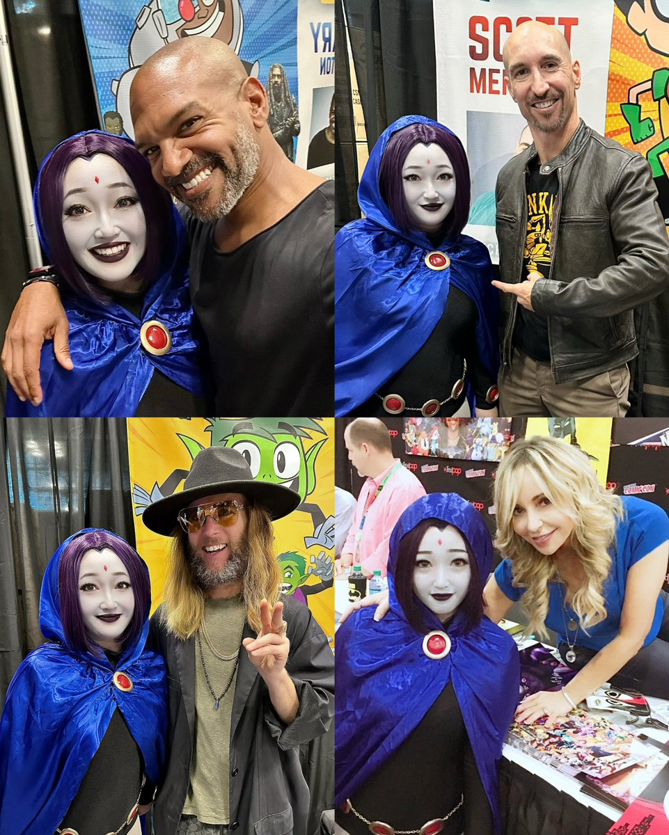Lulexiaa's tweet image. One of the happiest days of my life! I met the TEEN TITANS! 💚🧡❤️💙💜

NYCC was the best! This was my childhood dream come true! I loved Teen Titans since I was 7 years old and I never thought this would be possible! I’m so thankful for this day! 🥹