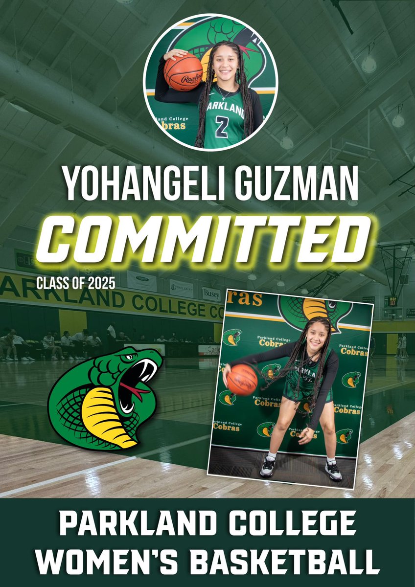 Congrats to our student-athlete, Yohangeli Guzman, on committing to Parkland College! Blessings when the time comes to play at the college level. We’re proud to have you on our team—Lady White Tiger for life! #WhiteTigerProud