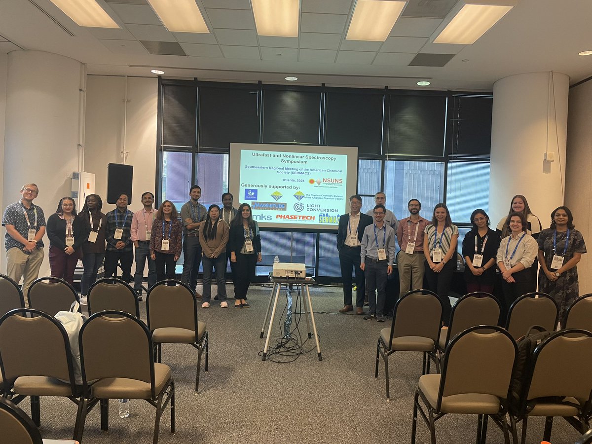 Chayan Dutta 🇮🇳 🇺🇸 (@chayan_dutta) on Twitter photo We conclude a very successful symposium of ultrafast spectroscopy <a href="/sermacs2024/">sermacs2024</a> . Thanks to all participants for presenting exciting science. We will resume this symposium in the next <a href="/Sermacs2025/">SERMACS/SWRM 2025</a> in Orlando. <a href="/TimLian5/">Tim Lian, Emory, JCP-EIC</a> <a href="/GhadiriGroup/">Ghadiri Group</a> We conclude a very successful symposium of ultrafast spectroscopy <a href="/sermacs2024/">sermacs2024</a> . Thanks to all participants for presenting exciting science. We will resume this symposium in the next <a href="/Sermacs2025/">SERMACS/SWRM 2025</a> in Orlando. <a href="/TimLian5/">Tim Lian, Emory, JCP-EIC</a> <a href="/GhadiriGroup/">Ghadiri Group</a>
