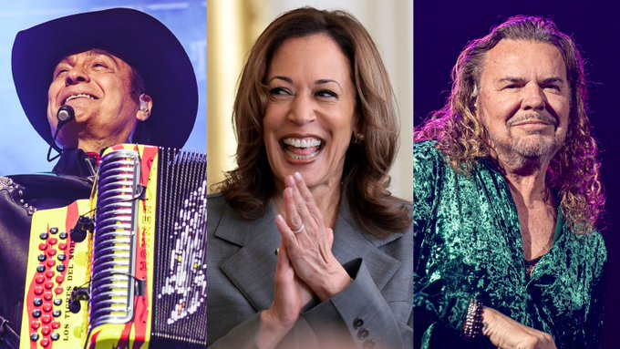 EXCLUSIVE: Mexican bands Los Tigres Del Norte and Maná will join Kamala Harris for performances during separate campaign rallies in Las Vegas and Phoenix next week.

More: rollingstone.com/music/music-ne…