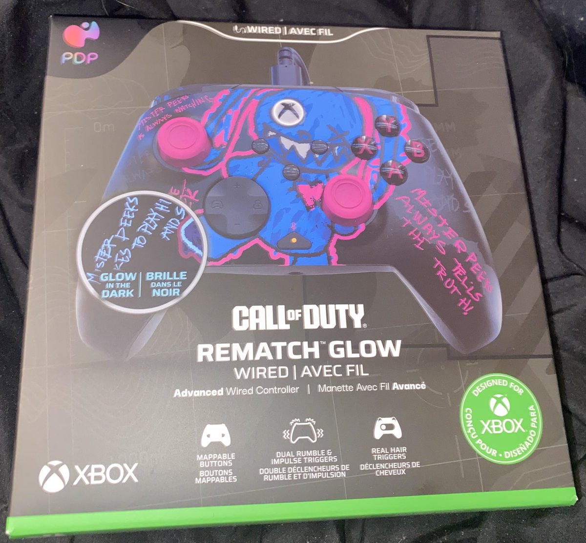 WheelchairMage's tweet photo. my new controller came in! 🐰💖💙 @PDPgaming @CallofDuty  

#callofduty #cod #pdp #pdpgaming #callofdutyzombies #codzombies #zombie #zombies #xboxseriesx #xbox #gaming #gamer https://t.co/Hc0T3iVFMa