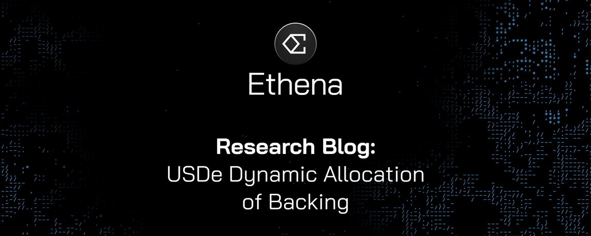 punk9270's tweet image. 📌 Understanding USDe’s Dynamic Allocation Strategy 

#Ethena Labs continues to refine USDe&apos;s asset backing to ensure stability, liquidity, and diversified revenue. Here’s how Ethena is evolving its approach to support a synthetic dollar that’s more resilient than ever! #USDe