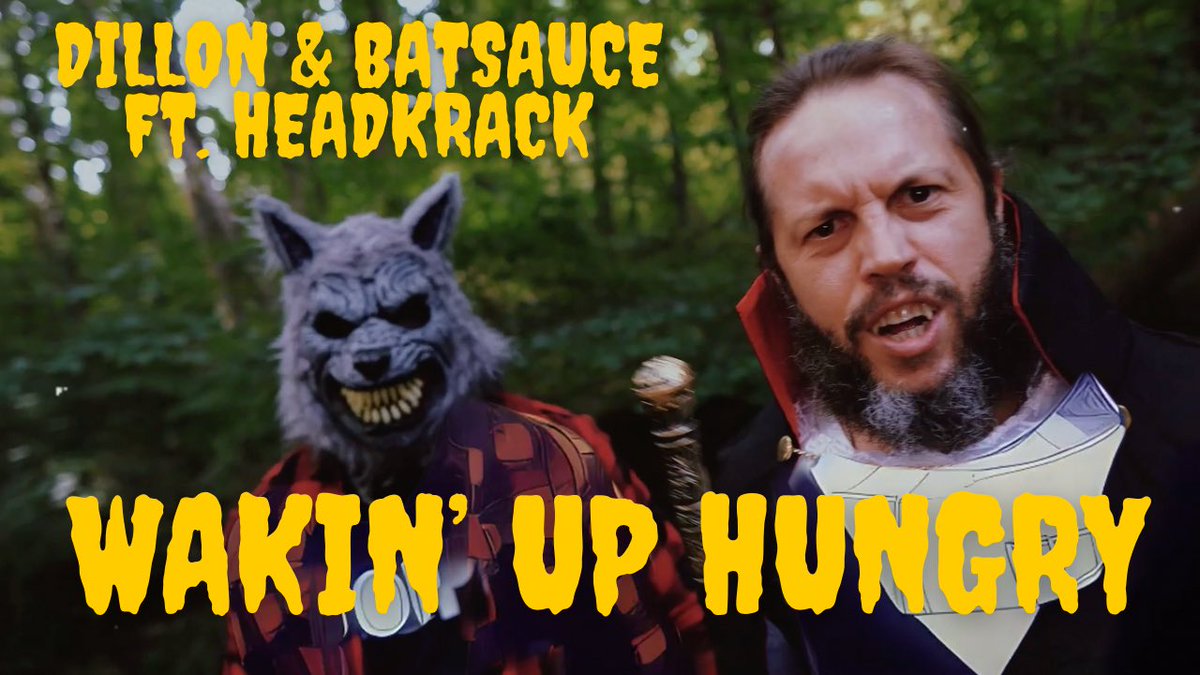 Got a little treat for yr tricks! Watch Dillon &amp; Batsauce - Wakin’ Up Hungry ft. Headkrack: youtu.be/M3YF3E_cWVM?si… 

Taken from the album, ‘What Have We Done’ out now on all platforms &amp; formats!
