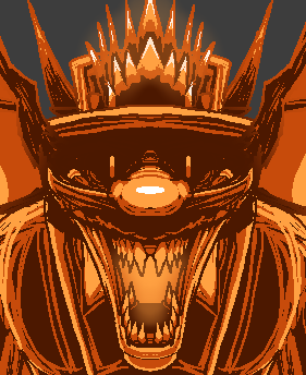FNFRSRK's tweet photo. Since my birthday is coming in two days 
Here is a teaser for Coin Cage's Golden Demon form 

This is specifically for
 Triple Trouble - RSRK Mix

#FNFRufusSuperRetroKicks https://t.co/QWXR3YeOYA