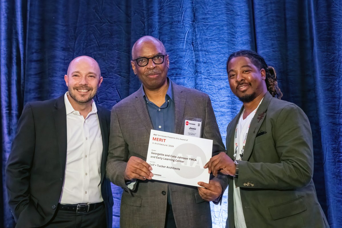 Georgette and Cato Johnson YMCA and Early Learning Center by <a href="/SelfTuckerArch/">Self + Tucker Architects</a>  received an Award of Merit in the category of New Construction at the 2024 AIA Tennessee Design Awards.