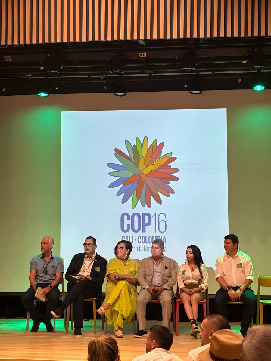 ChitiRoi's tweet photo. Estamos en la #COP16Colombia con @ONUHabitatAndin, participando en el 'Festival de ciudades en Paz con la Naturaleza'.

Es importante poder disfrutar ciudades verdes y transformar el gris en colores vivos, garantizar los derechos de los ciudadanos sin afectar a la naturaleza. https://t.co/Q0nx5KTGi7