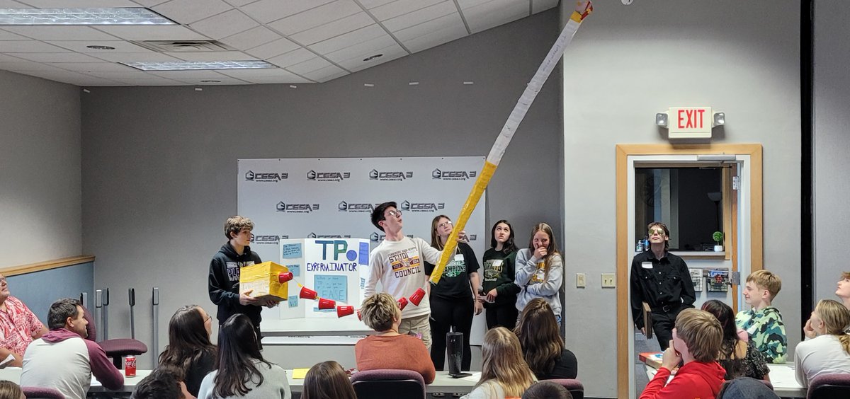 Our programs are designed to teach students both hard and soft business skills, focused on innovation and entrepreneurship.

We had a great MINI program at CESA 3 this week with students from seven schools showing off some great creativity!