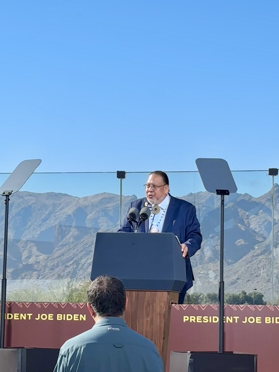 Gila River Indian Community (@gric_official) on Twitter photo Governor Stephen Roe Lewis <a href="/crimpima/">stephenroelewis</a> providing welcome remarks before <a href="/POTUS/">President Donald J. Trump</a> speaks today in the Gila River Indian Community Governor Stephen Roe Lewis <a href="/crimpima/">stephenroelewis</a> providing welcome remarks before <a href="/POTUS/">President Donald J. Trump</a> speaks today in the Gila River Indian Community