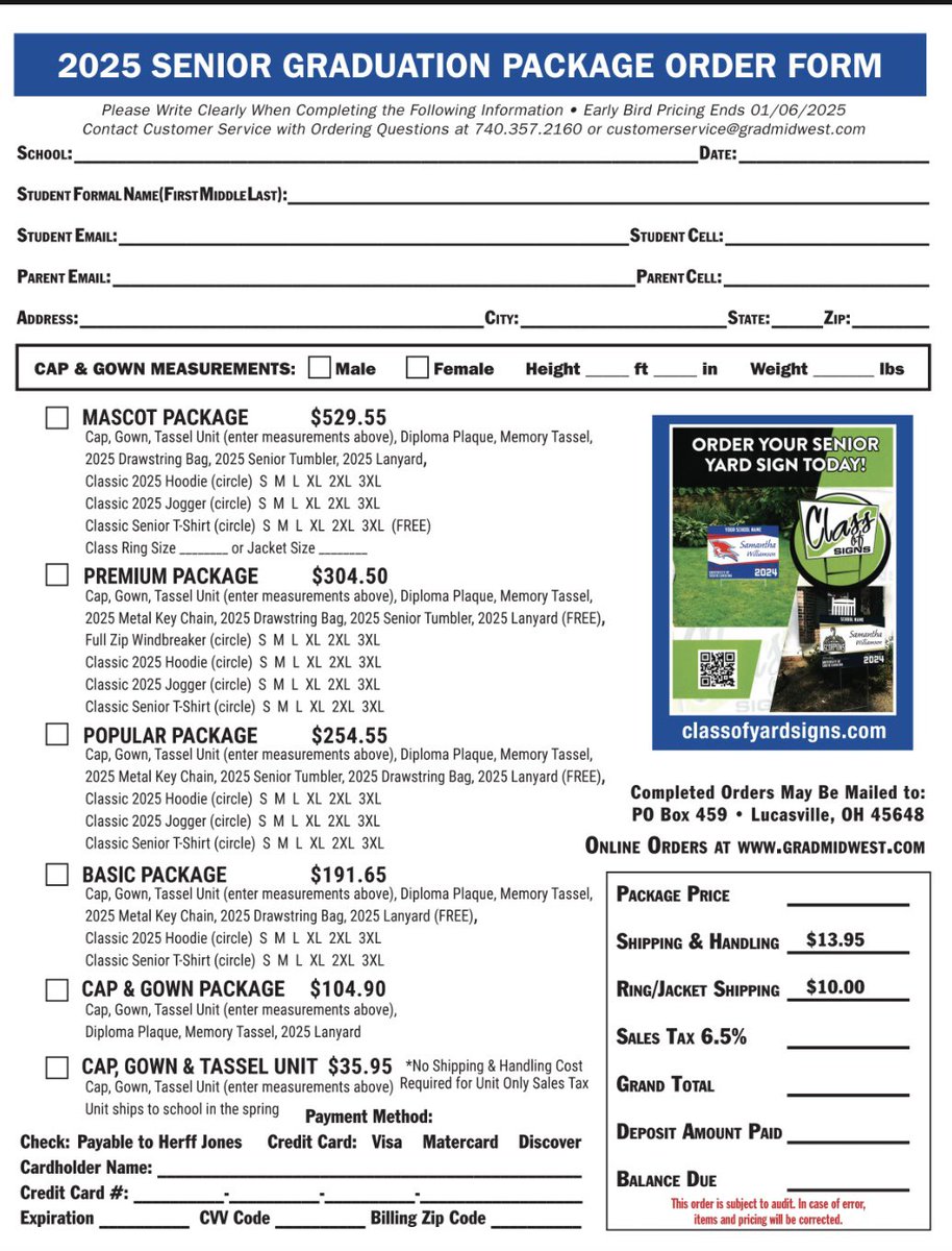 MidviewCnslrs's tweet image. CAP &amp;amp; GOWN INFO ‼️🎓

Seniors need to order a Cap and Gown for Graduation! All orders need to be submitted by Jan. 15th 2025 (even if you are paying for them later). Click the link with all ordering information! This is also posted in Google Classroom. 

drive.google.com/file/d/1yDABXH…