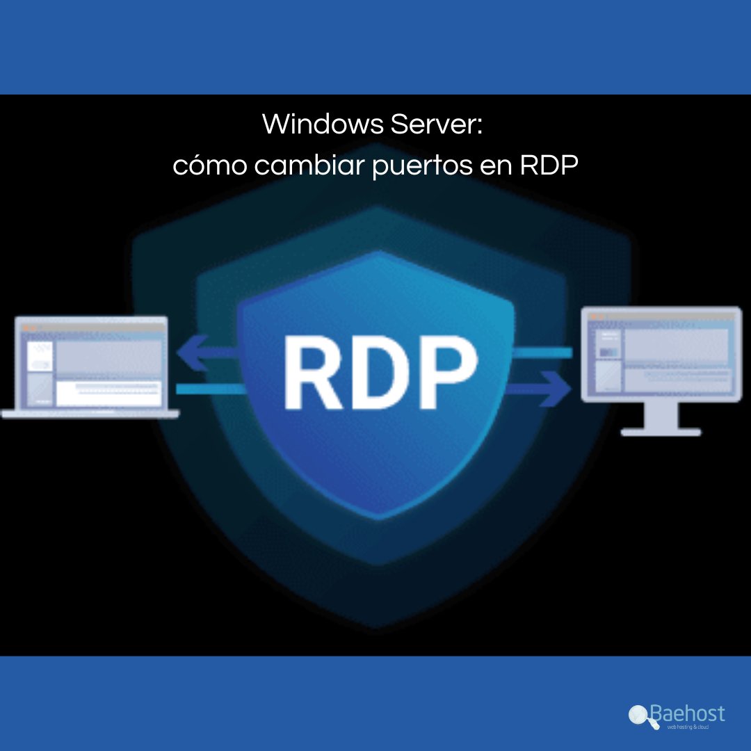 BAEHOST's tweet image. Baehost comparte este instructivo que te guiará para que puedas cambiar el puerto RDP en tu Windows Server: blog.baehost.com/como-cambiar-p…

#Baehost #cloudserver #rdp #windows #windowsserver #puertordp #soporte #vps #vdc #hosting #argentina