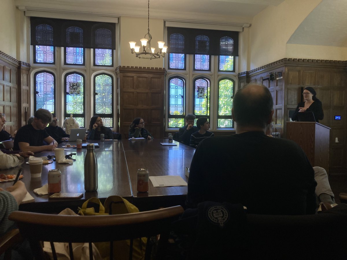 medieval_cuni's tweet photo. From 8 to 10 October, our colleagues from @FF_CUNI  visited @BrownUniversity and @Yale where they shared their research on late medieval scribal culture in Central Europe. https://t.co/gLnoNwb2La