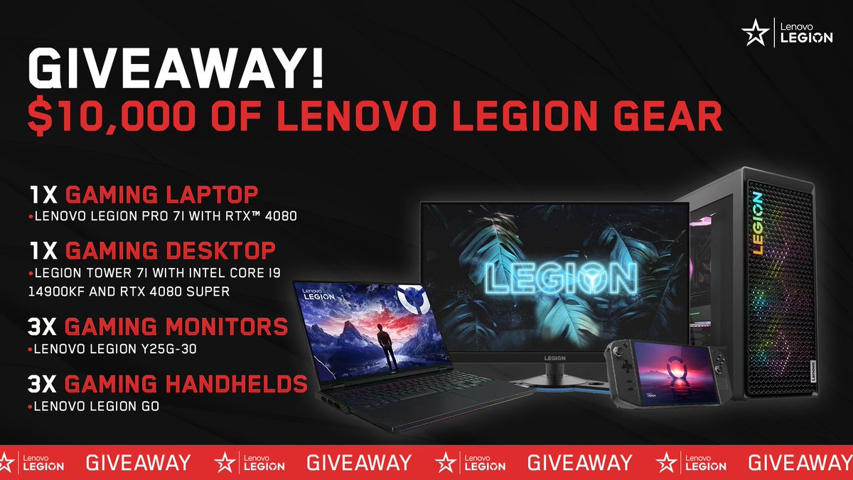 Vast (@vastgg) on Twitter photo $10,000 LENOVO LEGION GEAR Giveaway!
To enter, perform these tasks via the link below:
🔁 Retweet + Like
✅ Follow: <a href="/Complexity/">Complexity</a> + @lenovolegion
Enter Here: col.gg/lenovosquadup $10,000 LENOVO LEGION GEAR Giveaway!
To enter, perform these tasks via the link below:
🔁 Retweet + Like
✅ Follow: <a href="/Complexity/">Complexity</a> + @lenovolegion
Enter Here: col.gg/lenovosquadup