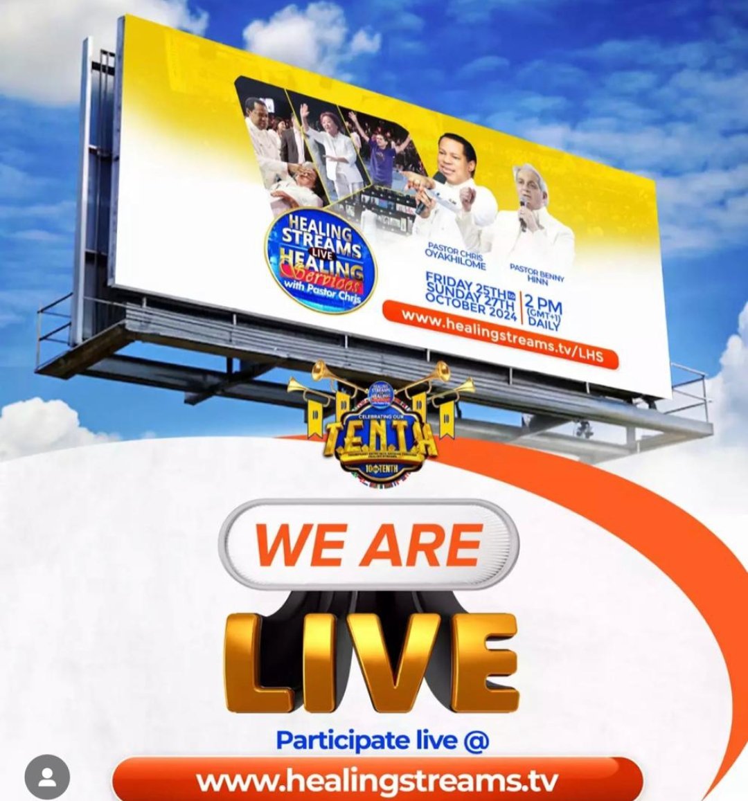 Healing Streams Live Healing Service with Pastor Chris and Pastor Benny Hinn. 
#12editionHSLHS
#pastorchris 
#pastorchristeaching
