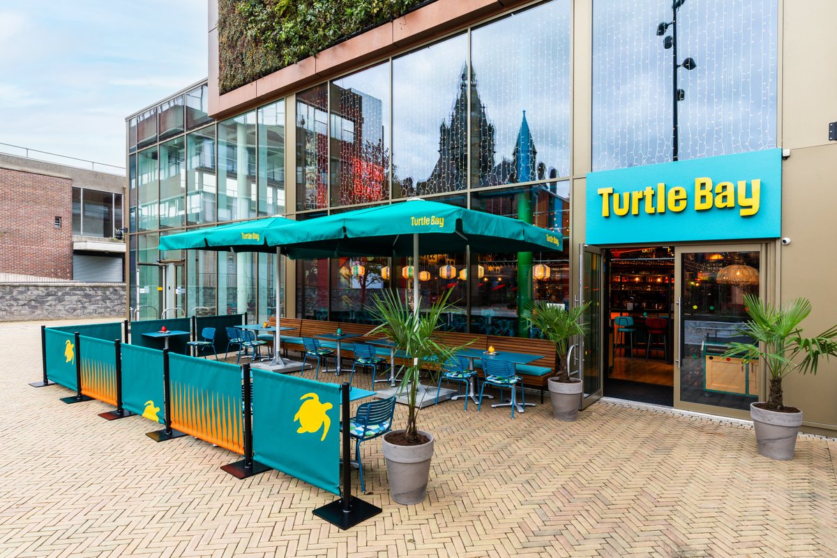 The highly anticipated Turtle Bay restaurant has now officially opened its doors at Chester Northgate, bringing rum, reggae and jerk to the city for the first time. The 3,000 sqft. venue features a vibrant and full-colour Caribbean inspired interior! cwac.co/hGlTA