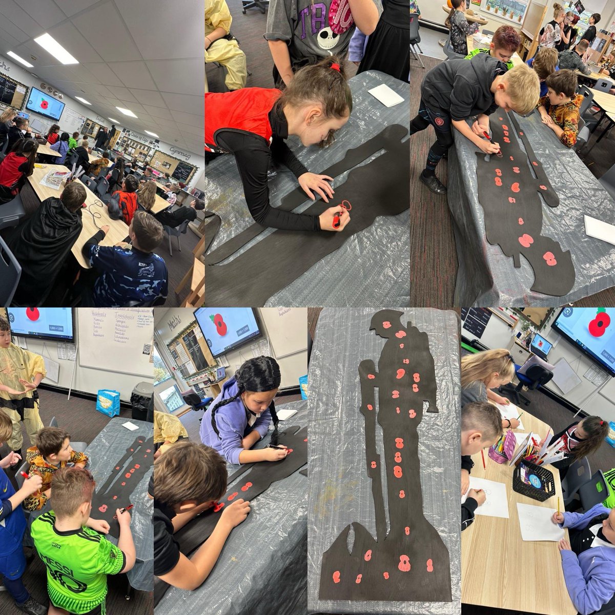 Mighty Oaks worked with Reverend Matt to decorate a silhouette with beautiful poppies for Remembrance Day. The silhouette will be displayed on the gates of St George’s Church from the 8th November. 
#WeWillRememberThem ❤️