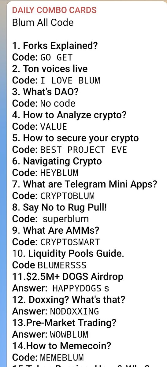 htc__o6's tweet image. #blum #blumcodes