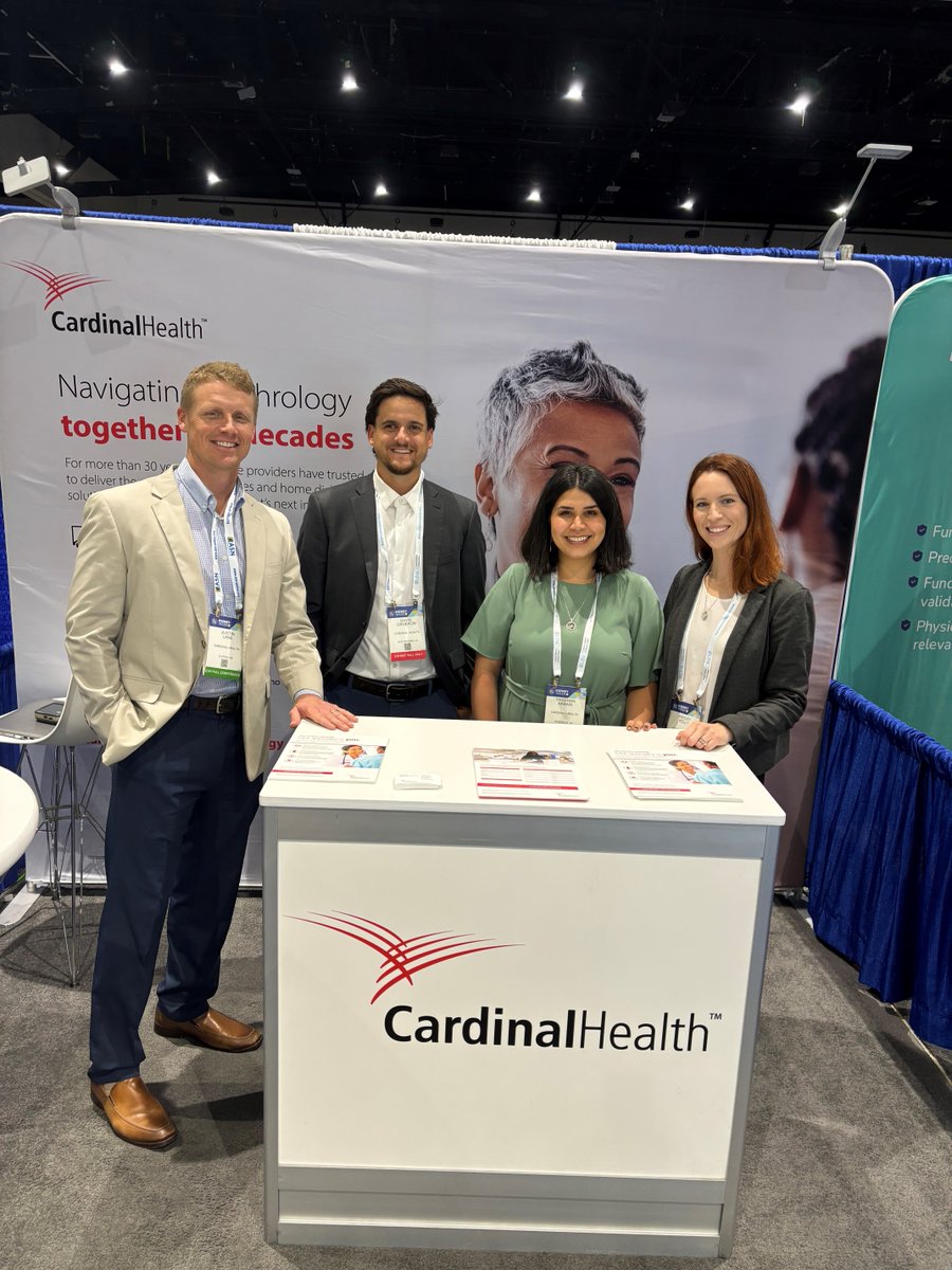 The Cardinal Health nephrology team is on site at the American Society of Nephrology’s Kidney Week 2024 and ready to connect with you. Stop by booth #2331 to learn more about our renal solutions for dialysis centers and nephrology practices. <a href="/ASNKidney/">American Society of Nephrology</a> #KidneyWk