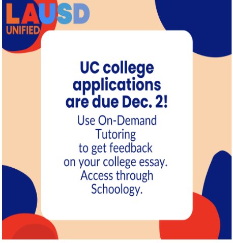 Los Angeles Unified Division of Instruction tweet media