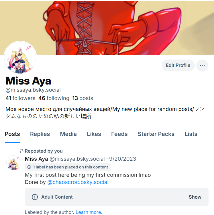 I'm still going to be active here on Xwitter, but from now on I'll be more active on BSky