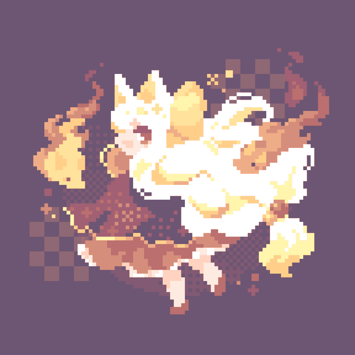 0412sraim's tweet photo. 🦊🔥 #毎日ドット絵 #dotpict https://t.co/m8xQfwCNch