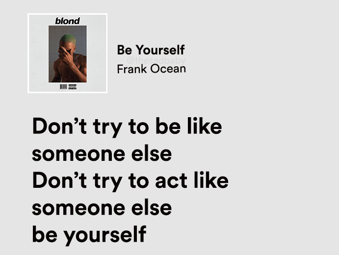 frank ocean.