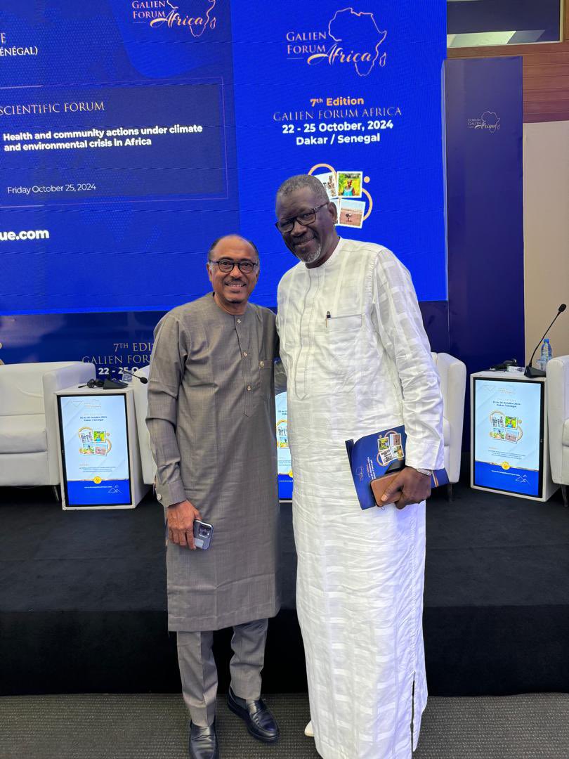 We are here @ Forum Galien Afrique because we care. Lead us, my brother @Michel Sidibe, to create an alliance of caring leaders to protect our planet, save lives and alleviate human suffering.