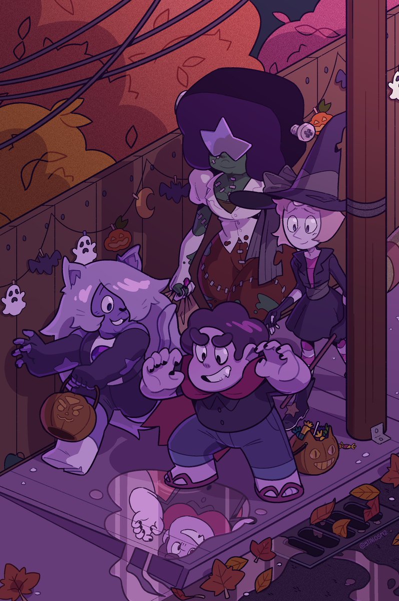 trick-or-treat! 🎃🕸️🧹 #StevenUniverse #BRart #Fanart