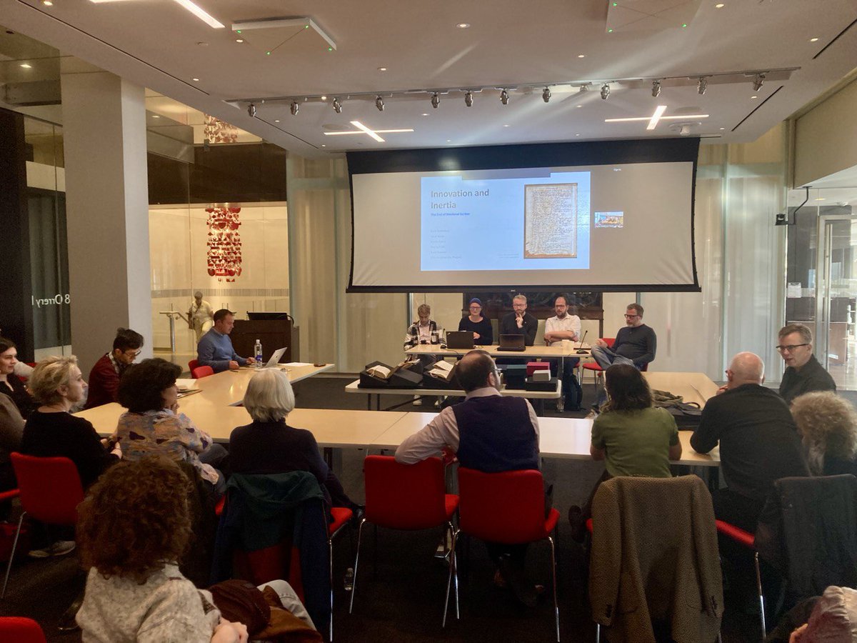 medieval_cuni's tweet photo. On October 11 and 14, scholars from Prague University presented their projects in #digitalHumanities at @FordhamNYC and @PennEnglish. https://t.co/KpZrFeMBbt