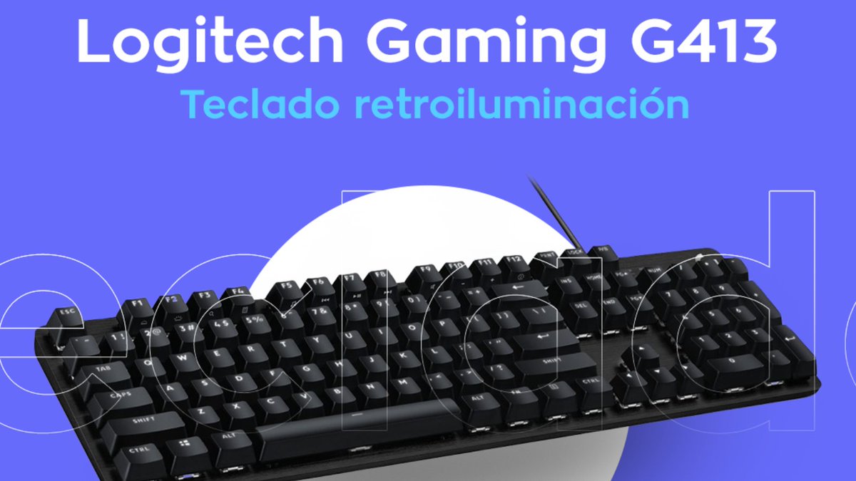StoreDharsu's tweet photo. 🎮💡 ¿Sabías que el Logitech Gaming G413 usa interruptores Romer-G, que activan el doble de rápido que un teclado mecánico estándar? Perfecto para respuestas ultra rápidas en el juego ⚡🎯 #LogitechG413 #GamingGear #Logitech #DharsuOficial #storedharsu #NivelPro https://t.co/jQG23GhQ9o