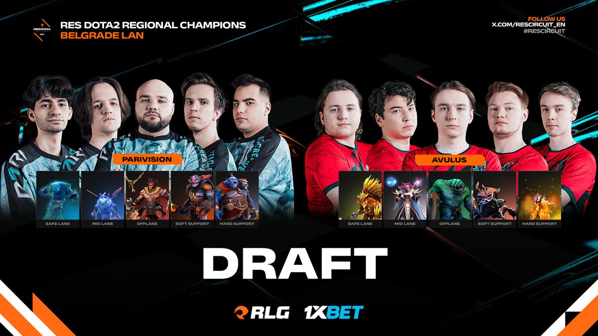 REScircuit_EN's tweet image. Game 2 is underway, so better brace yourselves! 🛡️
With @teamavulus taking the first one, @parivisiongg look to prolong this Grand Final to at least an additional game of #Dota! Will they succeed.. Let&apos;s see! 👀

#RESCircuit | #BelgradeLAN | #Dota2