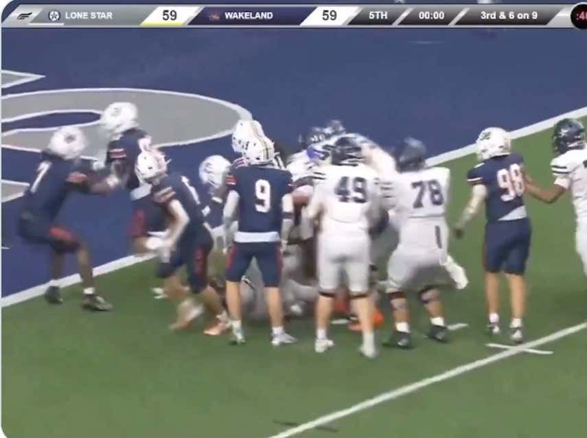 A Texas High School Football Game Ended With A Game-Winning 99 Yard Fumble Return Touchdown As Time Expired In One Of The Most Preposterous Finishes You Will Ever See buff.ly/3YEjA9q