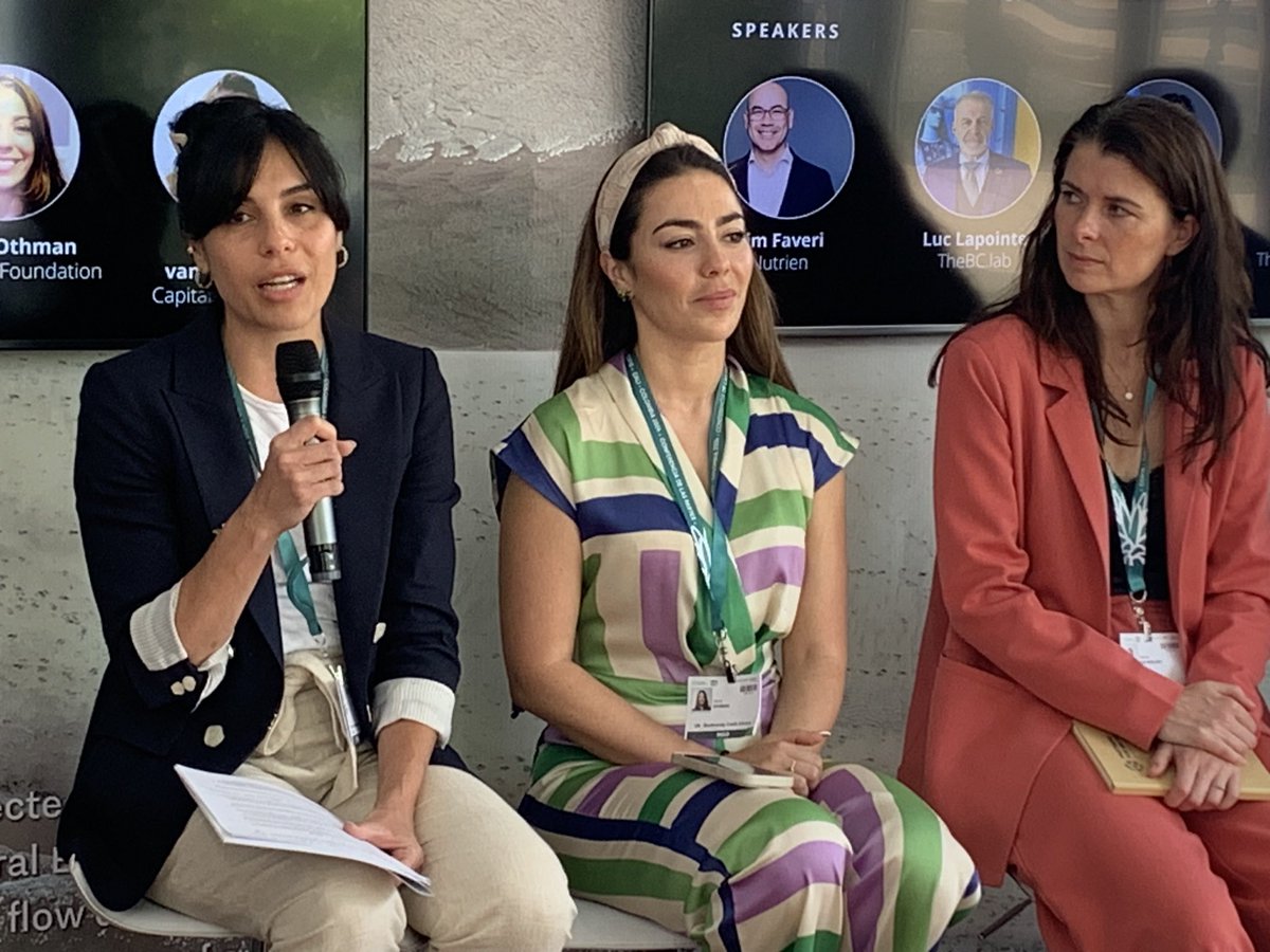 At #COP16Colombia on #food day discussing how to #feed the world #sustainably. Joined by <a href="/NutrienLTD/">Nutrien</a> <a href="/UNDP/">UN Development</a> <a href="/CapsCoalition/">Capitals Coalition</a> &amp; <a href="/HBAR_foundation/">@HederaFndn</a>  to share experiences &amp; highlight where #innovation can play an important role. #SustainableDevelopment <a href="/COP16Oficial/">COP16 COLOMBIA 🇨🇴</a>  🌎