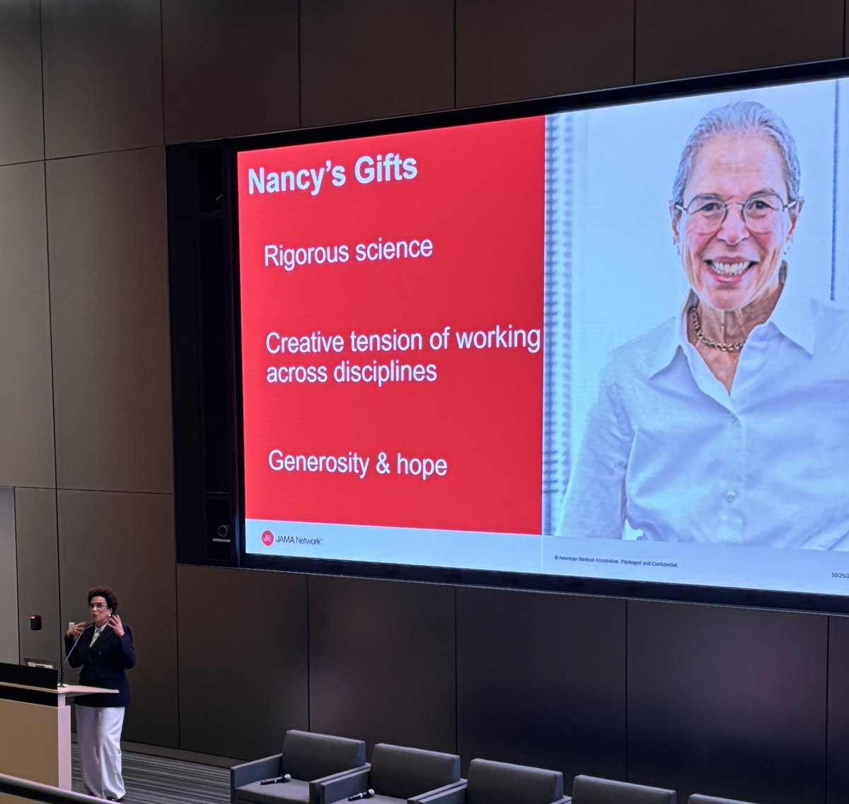A beautiful homage to Nancy Adler presented by <a href="/KBibbinsDomingo/">Kirsten Bibbins-Domingo</a> editor-in-chief of <a href="/JAMA_current/">JAMA</a>