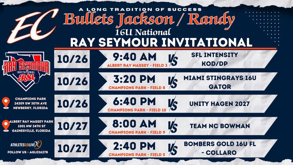 I am playing in the Rey Seymour Invitational tournament this weekend in Newberry!