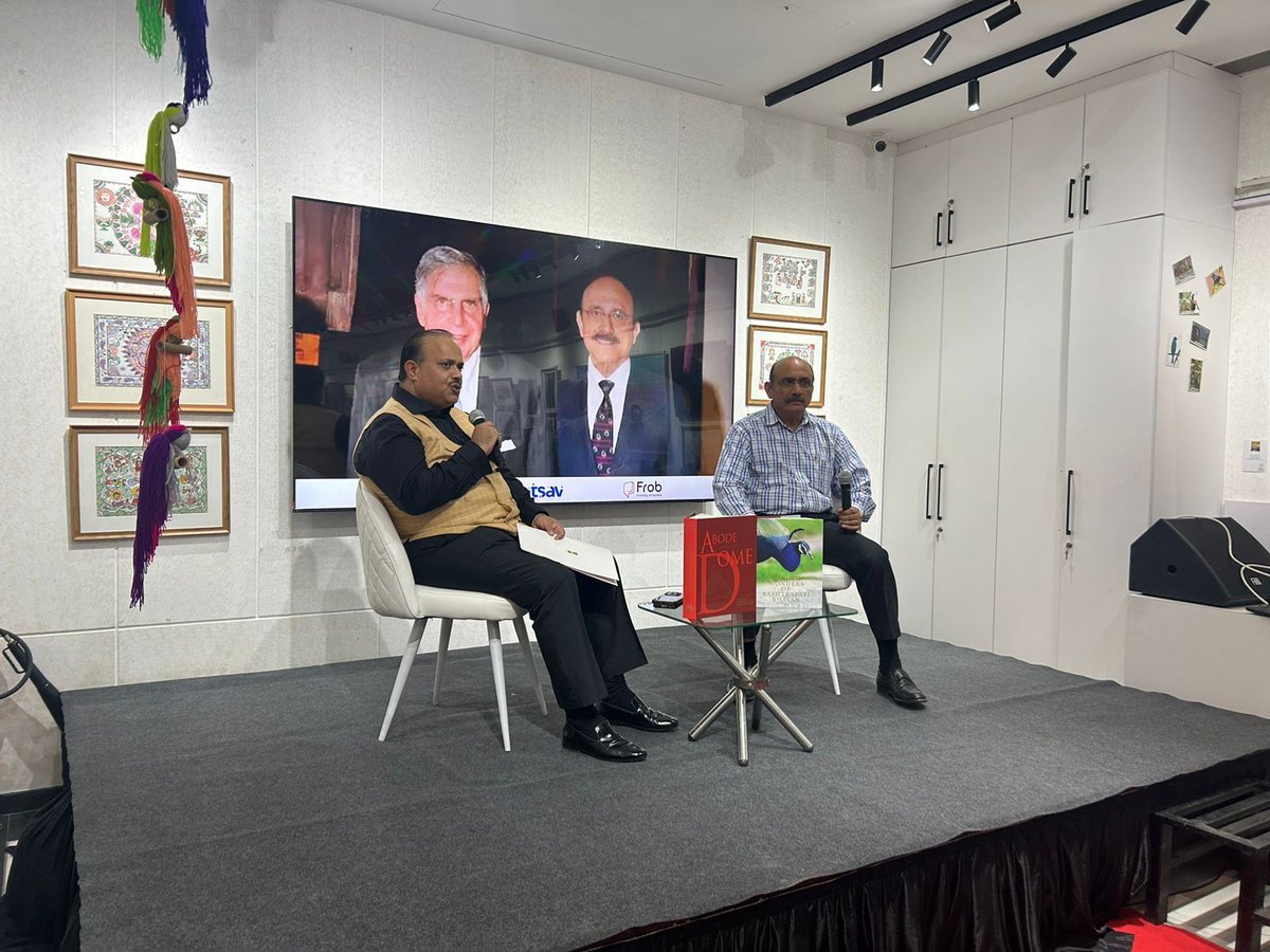 Frob (@frobsocial) on Twitter photo Congratulations, Mr. Thomas Mathew!
The Frobians were honored to hear your insights and experiences from your interactions with the legendary Mr. Ratan Tata. We eagerly anticipate celebrating the book and the remarkable legacy soon at Utsav, <a href="/GmrAerocity/">GMR Aerocity New Delhi</a> Congratulations, Mr. Thomas Mathew!
The Frobians were honored to hear your insights and experiences from your interactions with the legendary Mr. Ratan Tata. We eagerly anticipate celebrating the book and the remarkable legacy soon at Utsav, <a href="/GmrAerocity/">GMR Aerocity New Delhi</a>