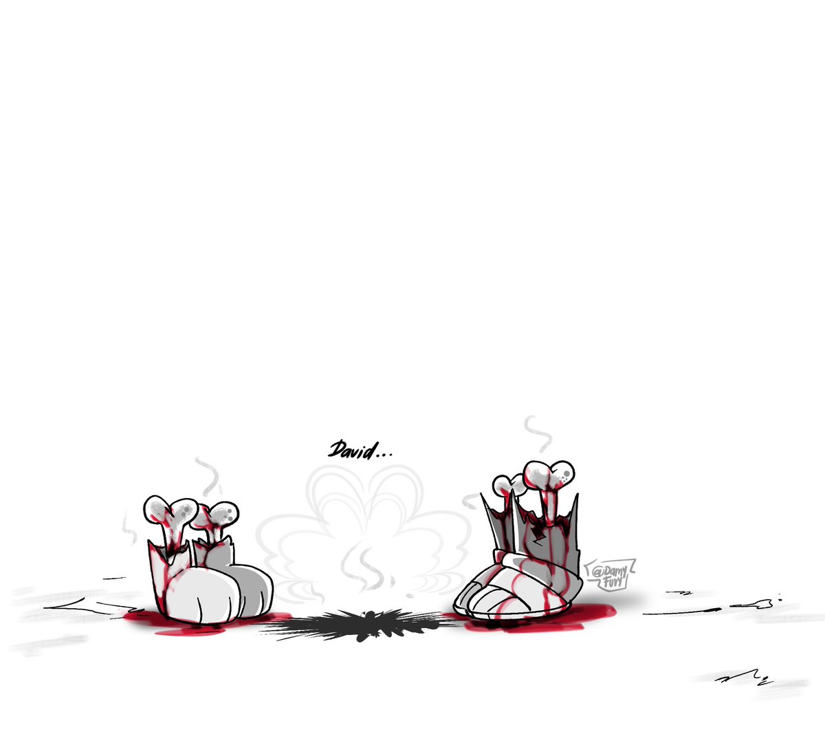 🩸GoreTober🩸
Day 26: Untrustworthy (Poco Confiable)
[⏳Fury Pasado: 💣🐢alta referencia ]
#CoMPaS #goretober #goretober2024 #inktober2024